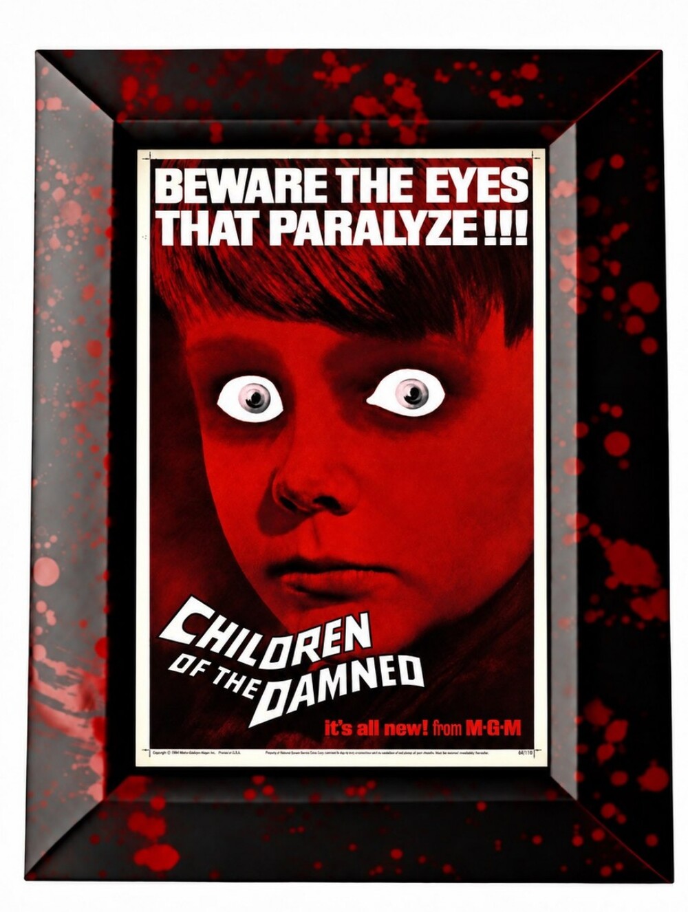 Children Of The Dammed Movie Flim Poster Retro Vintage Cult classic Horror  Art